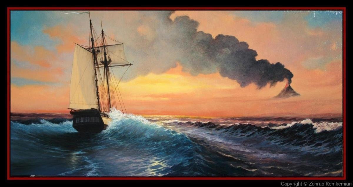 2011 Sunset on the south Pacific